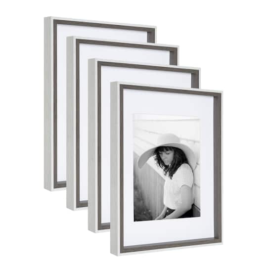Kate and Laurel Gibson 11" x 14" Photo Frames 8" x 10" with Mat